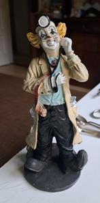 Vintage clown/arts  kunststof  22x9cm, Verzamelen, Beelden en Beeldjes, Ophalen of Verzenden, Gebruikt