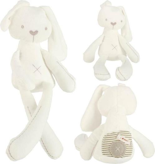 Baby zachte pluche rammelaar konijntje knuffel (nieuw), Kinderen en Baby's, Speelgoed | Babyspeelgoed, Nieuw, Rammelaar, Met geluid