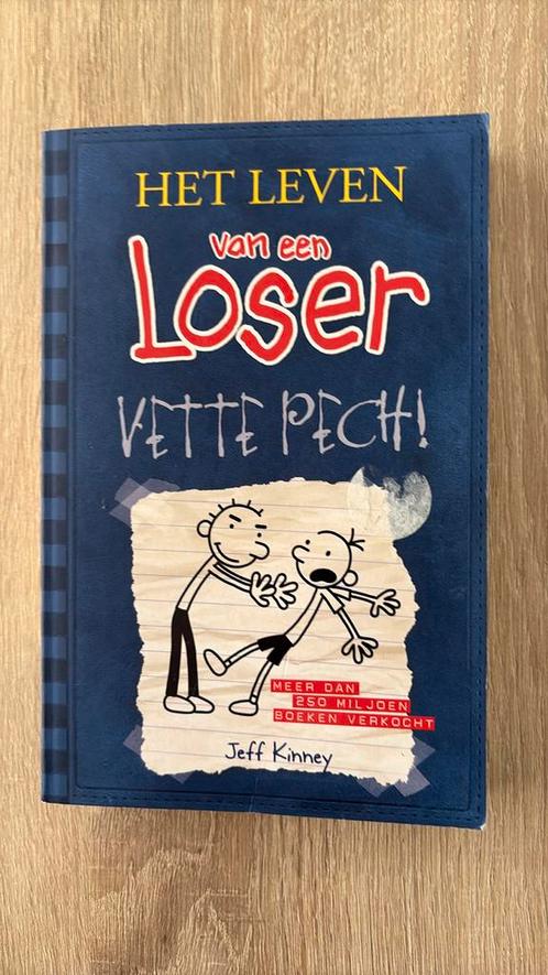 Jeff Kinney - Vette pech!, Boeken, Kinderboeken | Jeugd | 10 tot 12 jaar, Zo goed als nieuw, Ophalen of Verzenden
