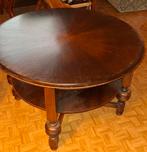 Antieke Ronde Salontafel, Huis en Inrichting, Tafels | Salontafels, 50 tot 100 cm, 50 tot 75 cm, Rond, 50 tot 100 cm