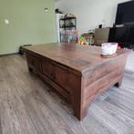 Teakhouten salontafel - 140x80x45cm, Huis en Inrichting, Ophalen, Gebruikt, 100 tot 150 cm, Teakhout