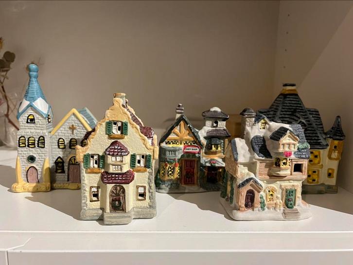 5 Kersthuisjes, Diversen, Kerst, Ophalen of Verzenden