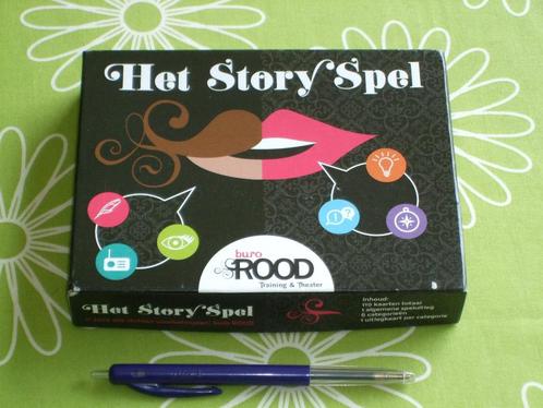 Het story spel - Buro ROOD - Training & Theater, Hobby en Vrije tijd, Gezelschapsspellen | Overige, Zo goed als nieuw, Een of twee spelers