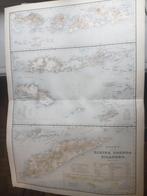 Indonesië, Kleine Soenda eilanden, Bali,grote kaart, 1898, Antiek en Kunst, Kunst | Etsen en Gravures, Verzenden
