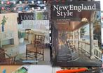 2 koffietafel boeken New England woonstijl - gebonden, Interieur en Design, Ophalen of Verzenden, Zo goed als nieuw