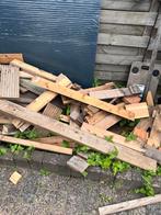 Brandhout - Diverse stukken hout en planken, Doe-het-zelf en Verbouw, Hout en Planken, Ophalen, Gebruikt, Minder dan 25 mm, Overige typen