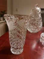 Antiek Kristallen Vaasje - Begin 20e Eeuw, Ophalen of Verzenden