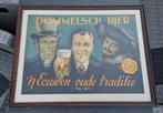 Oude poster 1944 Dommelsch Bier, Verzenden, Zo goed als nieuw, Rechthoekig Staand