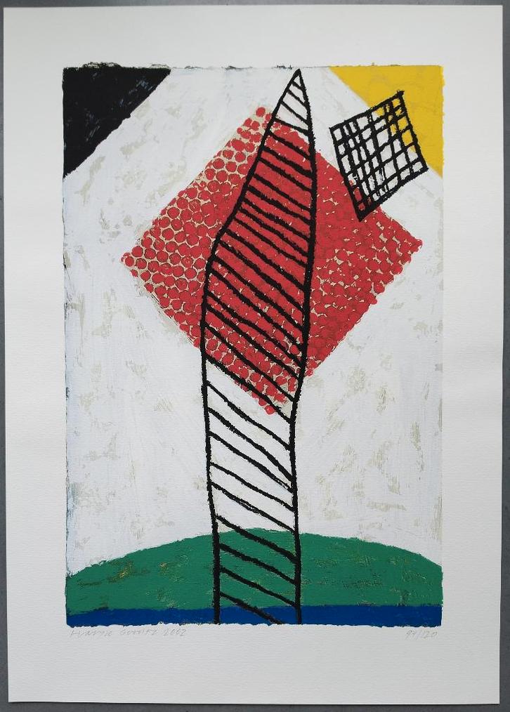 Harrie Gerritz – gesigneerde zeefdruk, Antiek en Kunst, Kunst | Litho's en Zeefdrukken, Verzenden