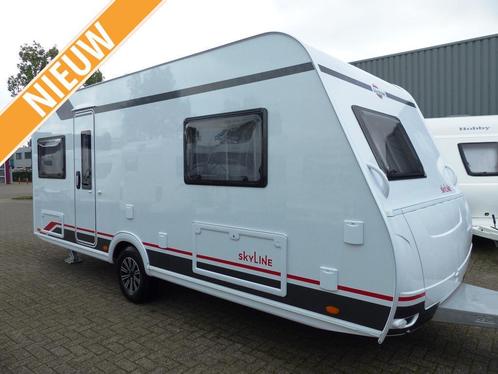 Bürstner Premio SkyLine 460 TS **Superstunt**, Caravans en Kamperen, Caravans, tot en met 4, Rondzit, Bürstner, Overige, 5 tot 6 meter