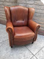 Joris kinder lederen fauteuil, Ophalen, Zo goed als nieuw, Minder dan 75 cm, 50 tot 75 cm