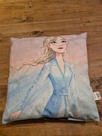 Disney Frozen Kussen Elsa & Anna, Huis en Inrichting, Woonaccessoires | Kussens, Ophalen of Verzenden, Zo goed als nieuw, Blauw