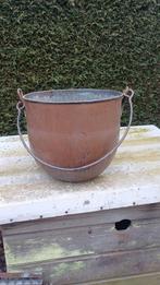 Koperen ketel, Tuin en Terras, Ophalen, Rond, Metaal, Minder dan 30 cm