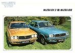 Folder Mazda RX-3 en 818 1973, Ophalen of Verzenden, Gelezen, Mazda