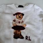 Ralph Lauren wit truitje met beer + pluche 4jr-104 nr 45278, Kinderen en Baby's, Kinderkleding | Maat 104, Ralph Lauren, Meisje