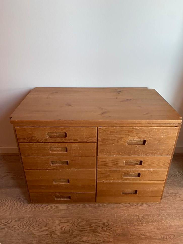 Vintage IVAR IKEA ladenkastje, jaren 80, Huis en Inrichting, Kasten | Ladekasten, Zo goed als nieuw, Minder dan 100 cm, Minder dan 50 cm