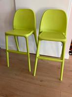 Set van 2 groene IKEA URBAN kinderstoelen, Ophalen, Kunststof, Twee, Overige kleuren
