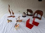 Vintage retro vogels, hertjes, zwanen enz messing jaren 60., Ophalen of Verzenden, Huis en Inrichting