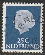 Nederland 1953 623b Juliana 25c fosfor, Gest Breda, Postzegels en Munten, Postzegels | Nederland, Ophalen of Verzenden, Na 1940