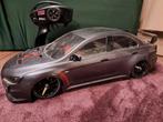 Tamiya Mitsubishi Lancer Evo X TT-02D, Ophalen of Verzenden, Gebruikt, Auto onroad