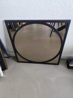 Zwart spiegelglas / black mirror glass - black frame., Ophalen, Vierkant, Nieuw, Minder dan 100 cm