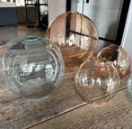 glazen lampenkap bollen blauw roze groen amber, Ophalen of Verzenden, Zo goed als nieuw