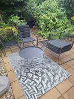 Tuin loungeset Intratuin grijs zwart zgan, Tuin en Terras, Tuinsets en Loungesets, Ophalen, Zo goed als nieuw