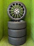 Originele 19 inch Mercedes AMG velgen banden C-klasse W205, 19 inch, Gebruikt, Banden en Velgen, Germany