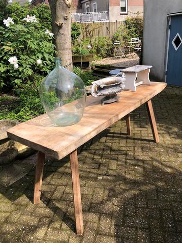 Stoere tafel/brocante tafel/slachttafel/tafel