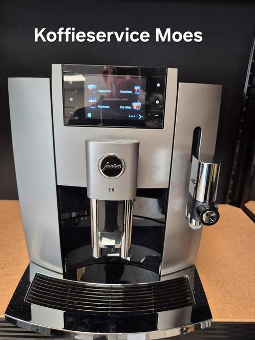 Jura E8 EC 2025 maar 1650 bereidingen €950,-, Witgoed en Apparatuur, Koffiezetapparaten, Zo goed als nieuw, Koffiemachine, 10 kopjes of meer