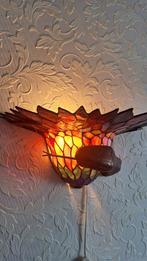 Tiffany wandlamp slangenkop, Huis en Inrichting, Lampen | Wandlampen, Ophalen, Zo goed als nieuw