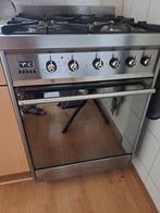 Smeg Gasfornuis 60cm - Netjes!, Ophalen, Gebruikt, Oven met grill, 60 cm of meer