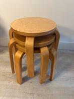 Ikea frosta kinder krukjes plantenhouders alvar aalto, Huis en Inrichting, Krukjes, Ophalen of Verzenden, Zo goed als nieuw, Hout