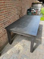 Eettafel zwart massief hout, Huis en Inrichting, Tafels | Eettafels, Ophalen