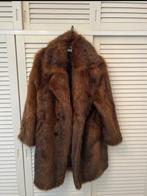 Zara donkerbruine bontjas, Kleding | Dames, Jassen | Winter, Maat 38/40 (M), Bruin, Zara, Ophalen of Verzenden