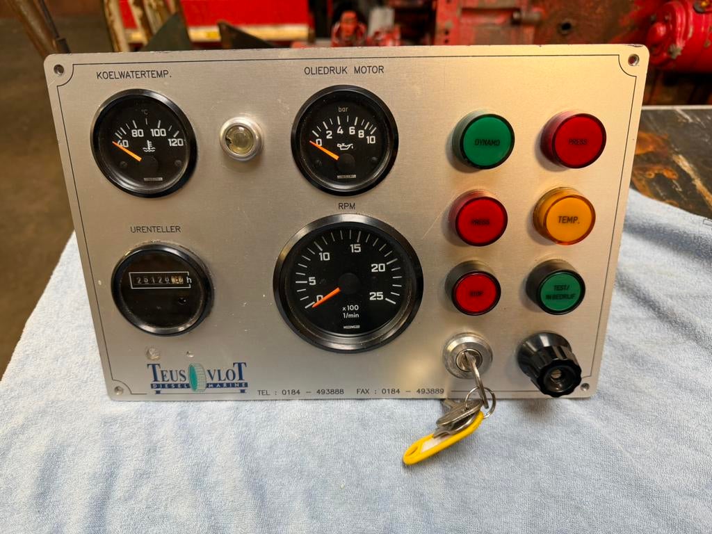 24V Dashboard MotoMeter!, Watersport en Boten, Accessoires en Onderhoud, Motor en Techniek, Ophalen