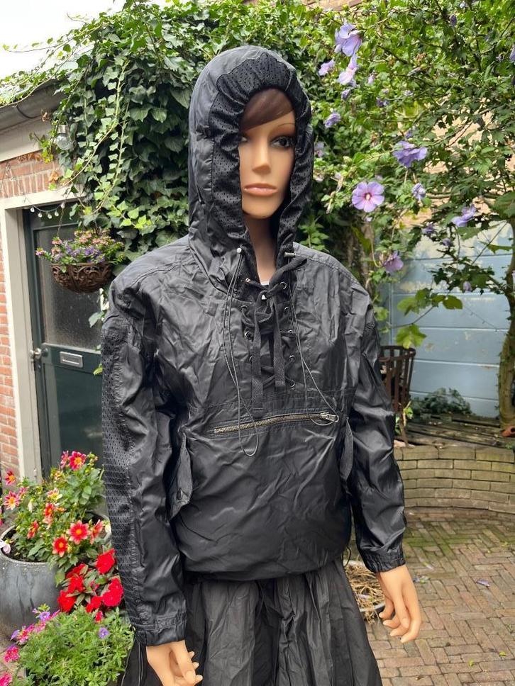 Cora Kemperman, zwart design regenparka, Kleding | Dames, Jassen | Zomer, Nieuw, Maat 38/40 (M), Zwart, Verzenden