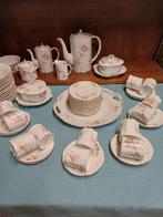 Antiek ontbijtservies Pfeiffer & Löwenstein 12 delig, Antiek en Kunst, Ophalen