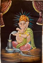 Ganesha: schilderij op canvas, Ophalen of Verzenden