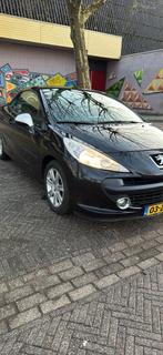 Peugeot 207 cc nieuwe apk inruil mogelijk, Zwart, Cabriolet, Zwart, Leder