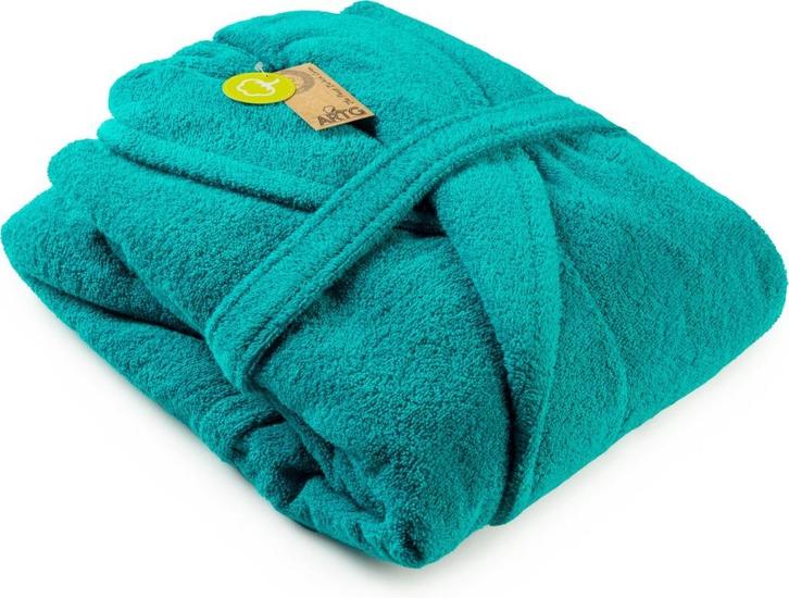 ARTG Robezz - Badjas Sjaalkraag - Petrol Blauw - Deep Blue, Kleding | Dames, Pyjama's, Nieuw, Ophalen of Verzenden