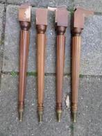 Tafelpoten - Fraaie vormgeving - Teakhout - Lengte 50cm, Ophalen, Tafelpoot, Minder dan 50 cm, 50 tot 100 cm
