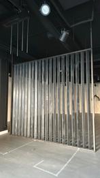 Scheiding wand staal, Ophalen, 25 tot 50 cm, 200 cm of meer