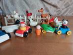 Fisher-Price auto's-poppetjes-diertjes-hekjes, Kinderen en Baby's, Speelgoed | Fisher-Price, Ophalen of Verzenden, Gebruikt, Speelset