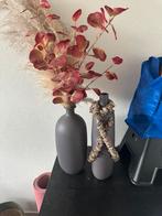 2 mooie vazen met pluimen erin, Huis en Inrichting, Ophalen, Gebruikt