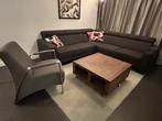 Hoekbank met slaapbank - complete zithoek, Ophalen, Gebruikt, Stof, Modern