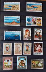 14 Oude Postzegels Dubai Nr. 1 Gestempeld, Postzegels en Munten, Postzegels | Azië, Midden-Oosten, Ophalen, Gestempeld