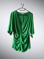 🟢 Top blouse groen maat L, Verzenden, Maat 42/44 (L), Zo goed als nieuw, Korte mouw