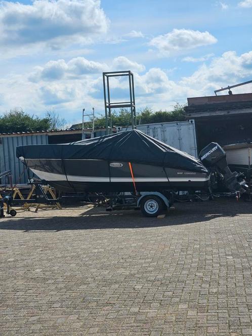 Consoleboot arkos mercury optimax 150pk riba kanteltrailer, Watersport en Boten, Vis- en Consoleboten, Zo goed als nieuw, 10 tot 30 pk