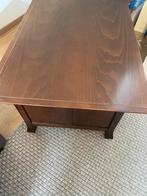 Houten salontafel met opbergruimte, Gebruikt, 50 tot 100 cm, 100 tot 150 cm, Ophalen of Verzenden
